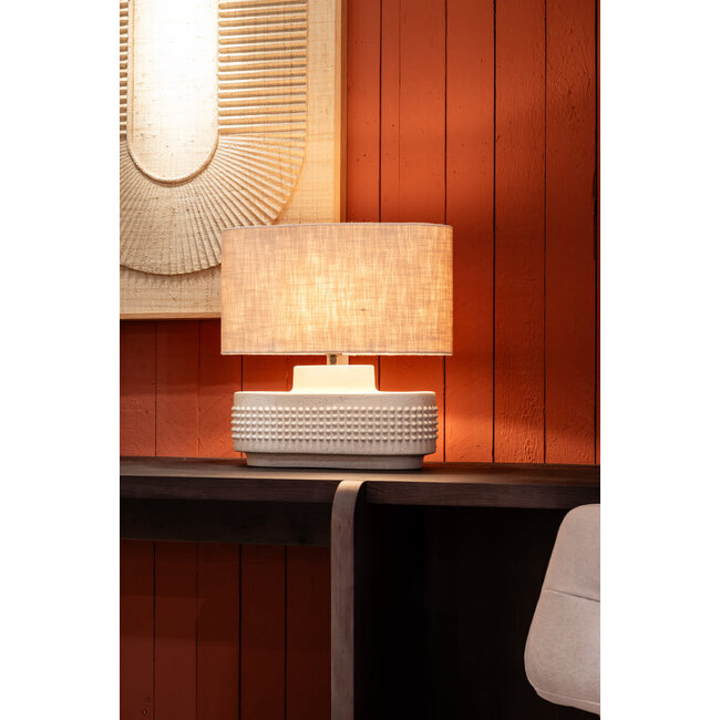 table lamp Bruce with shade w46xD22xH46