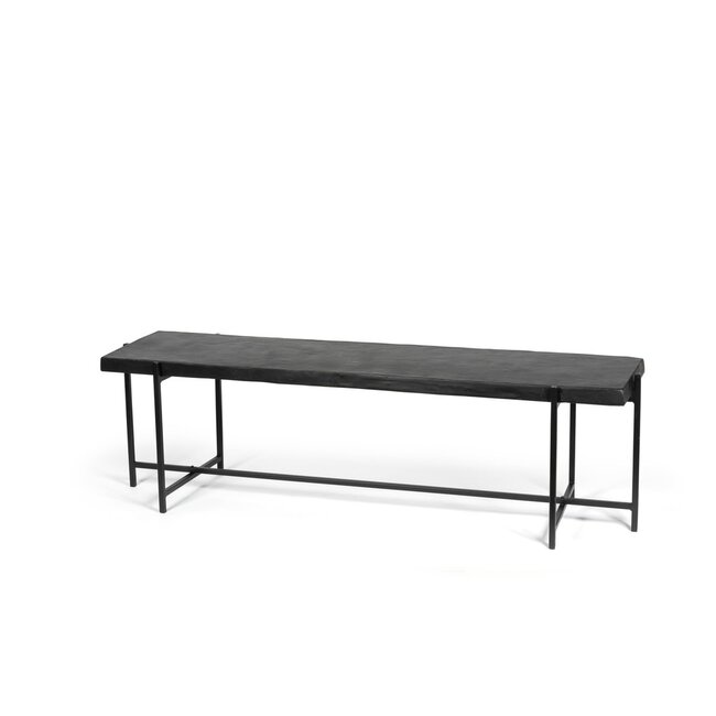 console metaal zwart 140cm