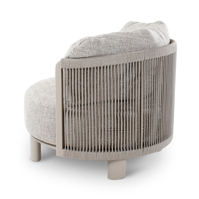 NIMBO lounge alu topo met stone weving incl QDF kussens ensis + cover