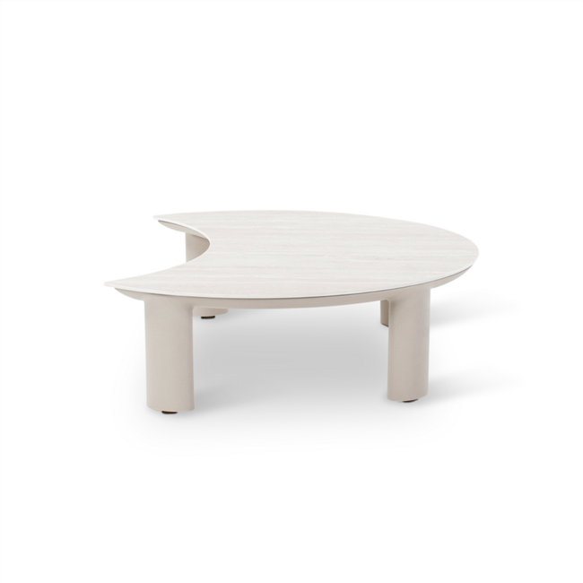 NIMBO salontafel 90x72 alu topo