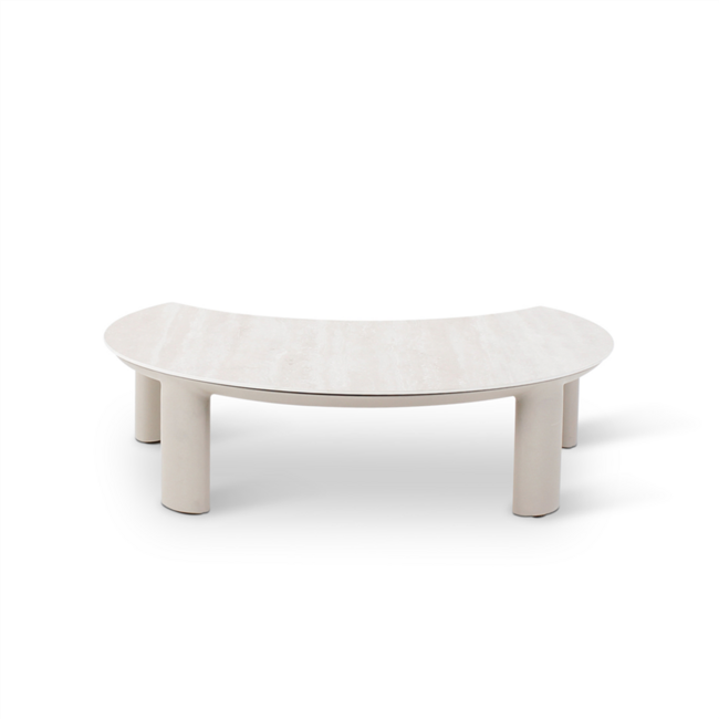 NIMBO salontafel 90x72 alu topo