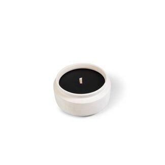 Dekocandle Bowl mat cream large outdoor dia 25x12 cm 1 wick