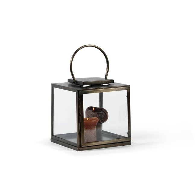 Lantern stainless steel bronze dia 30x30x33 cm