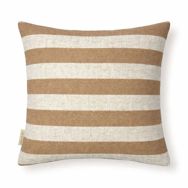 VDK Riviera stripe cushion Beige 50