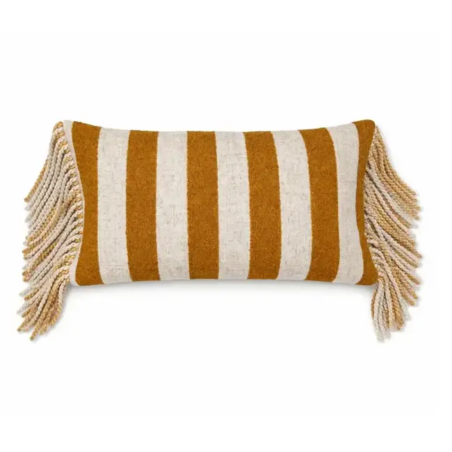 VDK Riviera stripe cushion TSL Yellow 30x50