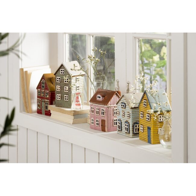 House tealight nyhavn brown door