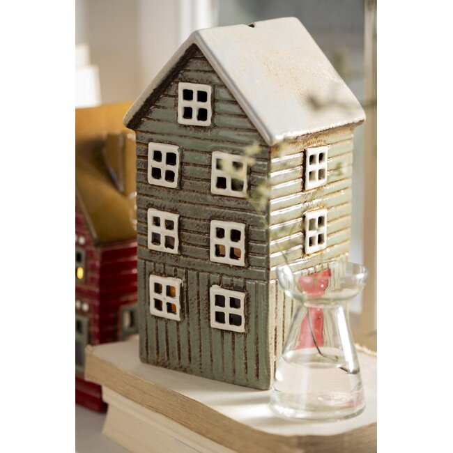 House tealight nyhavn brown door