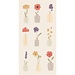 IB Laursen Napkin 10x20 cm flowers in vases 16 pcs