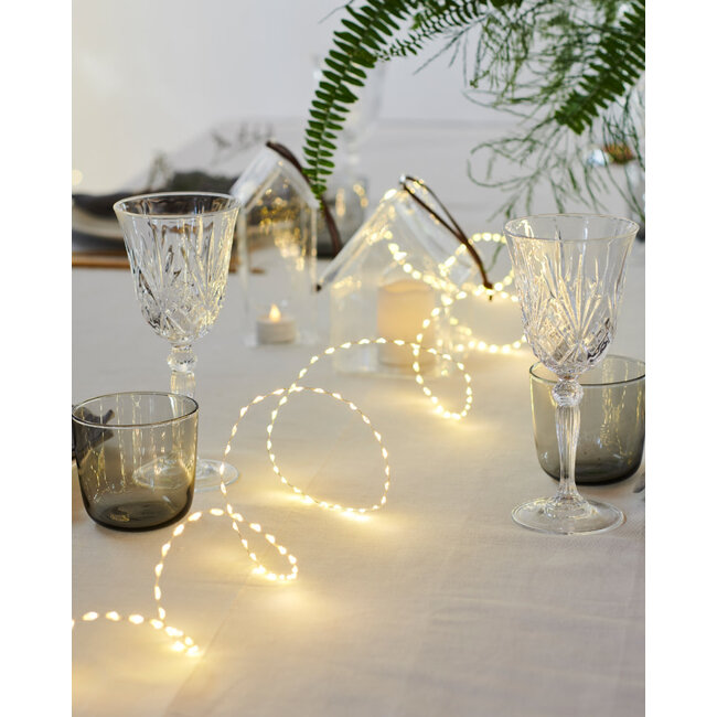 Kiki 155LED 2m+3m clear silver