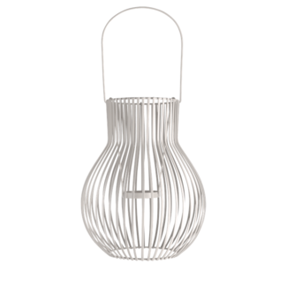 UYUNI upside down lantern outdoor large light grey /white