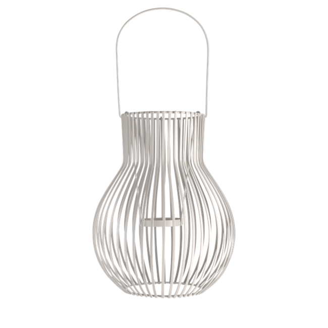 UYUNI upside down lantern outdoor large light grey /white