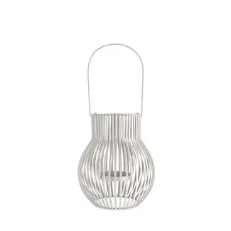 UYUNI upside down lantern outdoor medium light grey/white