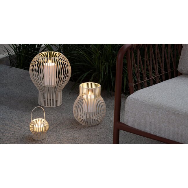 upside down lantern outdoor medium light grey/white