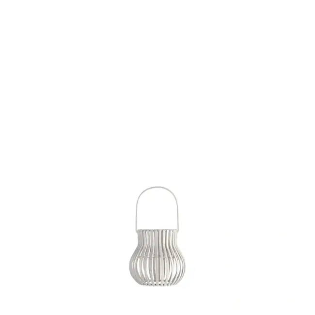 Upside down lantern oudoor small light grey/white