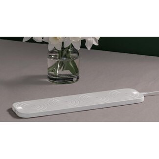 UYUNI LED rechargeable base, large USB-C white 40x10 cm