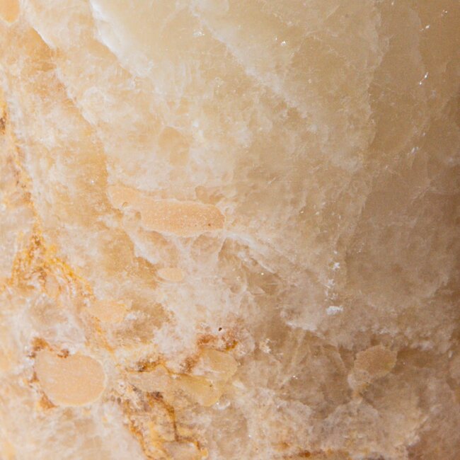 Feyza Onyx white round stormlight M