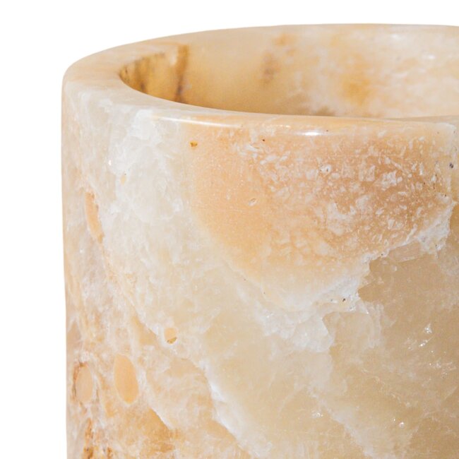 Feyza Onyx white round stormlight M