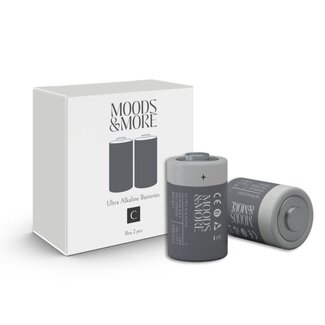 Moods&More MM C battery 1,5 v , 6700 mah  2/ pack