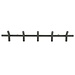Byboo Wall coat rack matto 5 black
