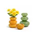 Menza by Veronique De Kock Bonnie vase big green H35 cm