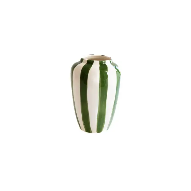 Funky flower XX LARGE dark green stripes