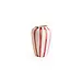 val pottery Funky flower XX Large pink stripes H30 cm