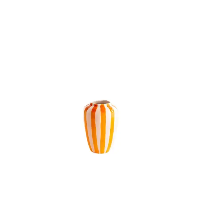 Funky flower X LARGE H25 cm orange stripes