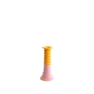 val pottery Holder Luis pink+yellow
