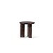 Sidetable dia 45x45 cl walnut finish small