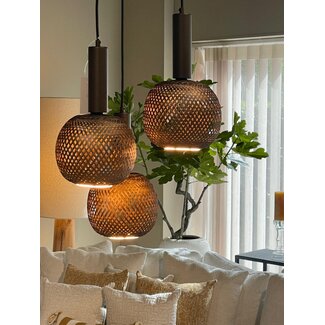 MARCDAEL Lamp led floating bamboo bronze G 180
