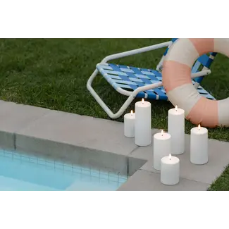 Moods&More MM led outdoor candle white 78x200 mm
