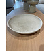 Marckdael Arezzo plate Tosca taupe sand ceramics dia 36