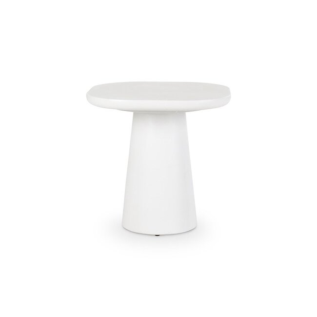 Jade bijzettafel 55x55 snow