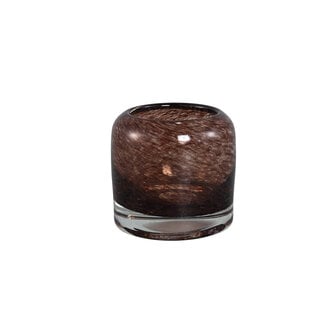 PTMD Jalenn Dark Brown heavy bubble glas tealigt M