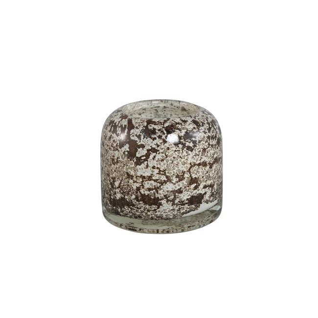 Jalenn beige heavy bubble glass tealight M