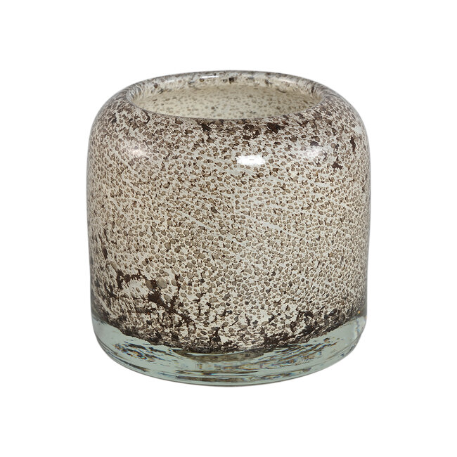 Jalenn beige heavy bubble glass tealight L
