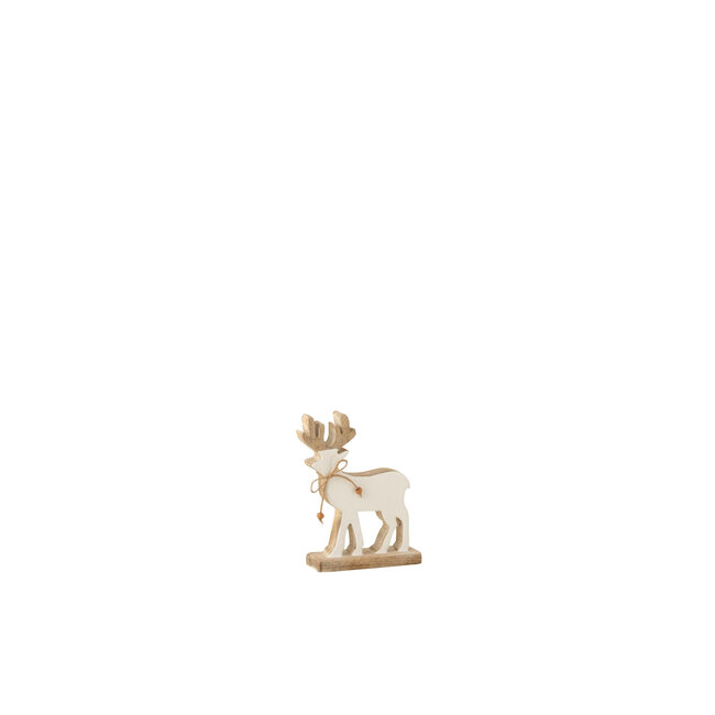 Rendier mango wit  s 5x7x22 cm