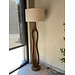 MARCDAEL Floorlamp oak naturel H136 cm (zonder kap)