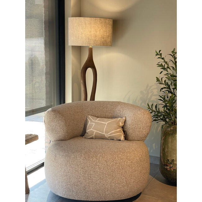 Floorlamp oak naturel H136 cm (zonder kap)