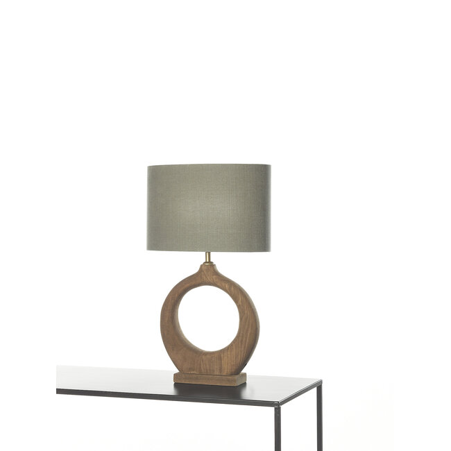 tafellamp LUCCA  medium ring naturel (zonder lampekap)