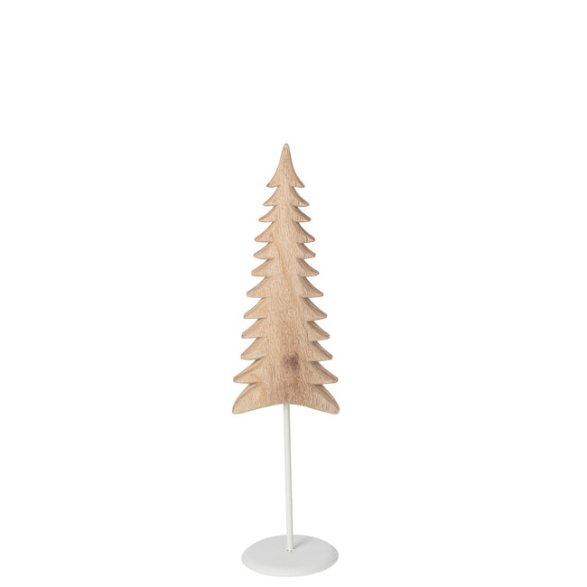 Boom op stand wit s 53X13.5X12 cm