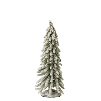 jline kerstboom met sneeuw 14X14X42 CM