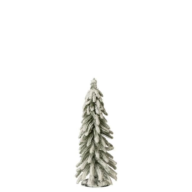 kerstboom met sneeuw 14X14X42 CM