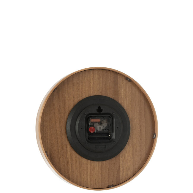 wandklok donker small 30X30X4.5 CM