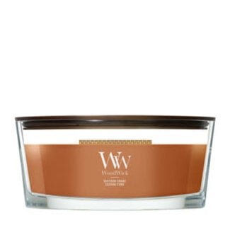Woodwick WW saffron smoke ellipse candle