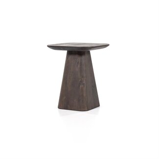Eleonora bijzettafel Aron vierkant 40X40 cm bruin