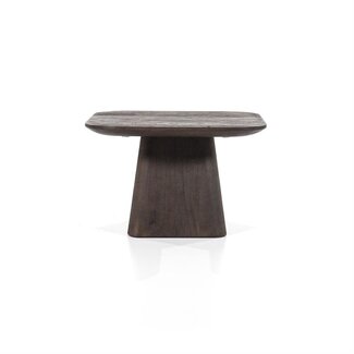 Eleonora Salonttafel Aron vierkant 60x60 bruin