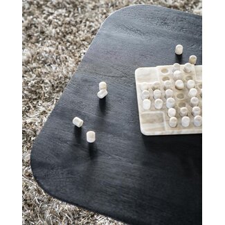 Eleonora Salonttafel Aron vierkant 80x80 cm bruin