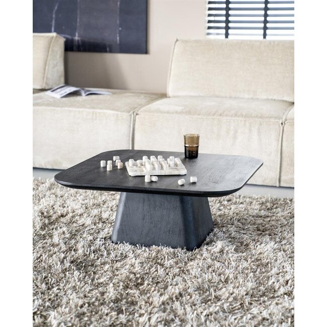 Salonttafel Aron vierkant 80x80 cm bruin