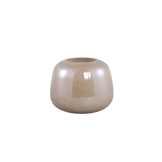 PTMD Mexx Liver round glass vase small 	20.0 x 20.0 x 16.0 cm